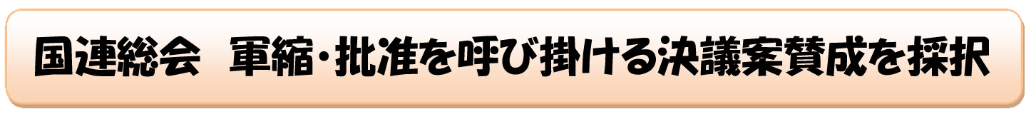 市民と野党の共闘で、核兵器禁止条約に参加する政府を 市民と野党の共闘で、核兵器禁止条約に参加する政府を
