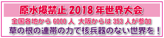 2018年原水爆禁止世界大会 in 広島